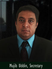 Mujib Uddin, Secretary
